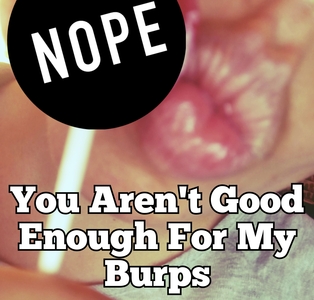 22835 - You'll NEVER Be Good Enough For My Burps (Audio)