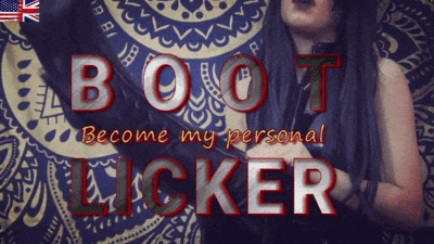 2490 - My Personal Boot Licker - Your new Purpose in Life!