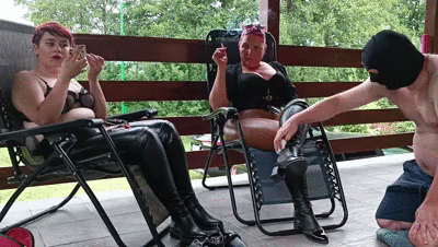 27709 - Mountain retreat part 10 - Andreea and BlackCat leather boots ignore