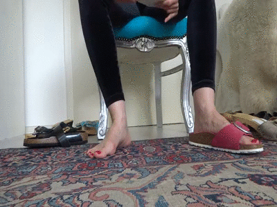 27737 - 5 pairs of shoes with pads
