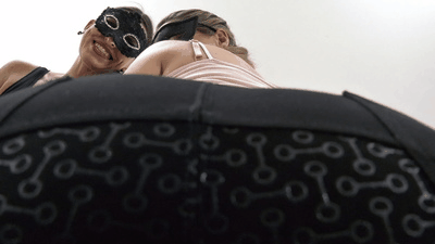 32513 - Tough saddle training with 2 mistresses