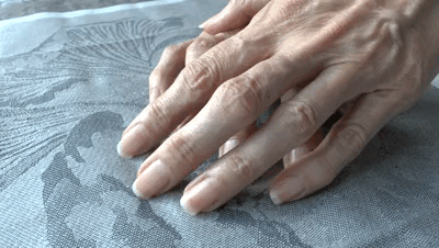 32878 - Close-up of natural normal fingernails