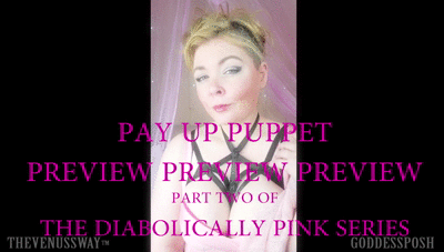 3569 - Pay up Puppet - Clip 2 of The Diabolically Pink Series