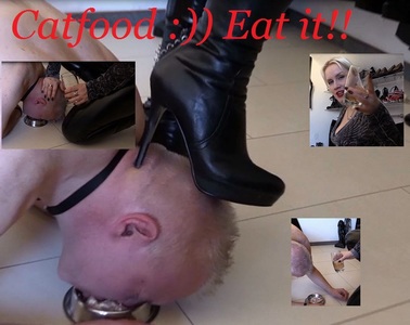 499 - Catfood :)) Eat it slave!! - 45 min of pleasure part2