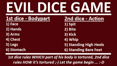 658 - Dice game with trampling, spitting, biting & more!