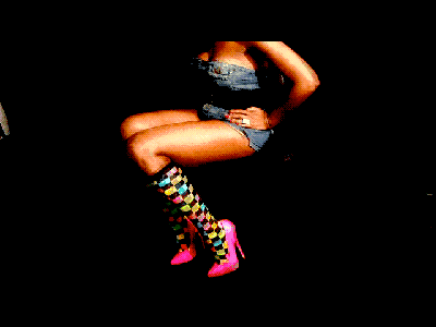 8534 - Princess Punk rock foot socks